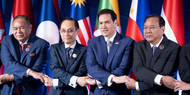 Iran’s demands over the Strait of Hormuz would set a dangerous precedent, Rubio warns Asian leaders