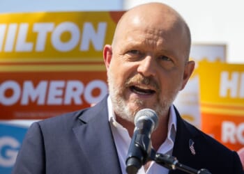 Republican Hilton tells Californians they can hate Trump but still vote for him in governor’s race