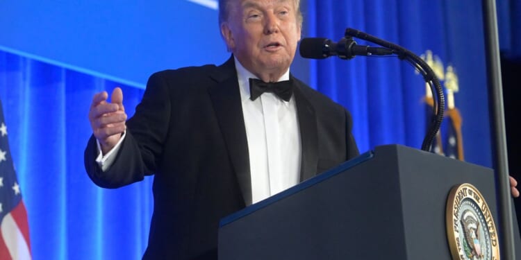 Trump returns to correspondents’ dinner 3 months after shooting