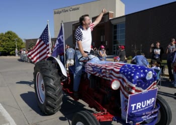 Rural voters turn on Trump again as poll swings 14 points