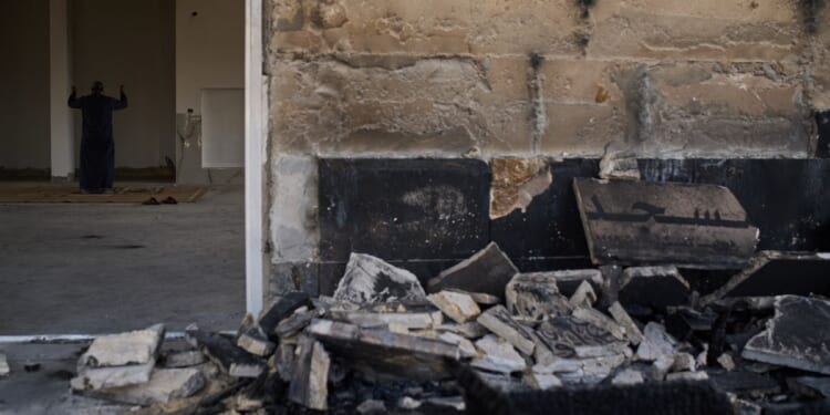Mosques in West Bank are set on fire during a weekend of settler violence