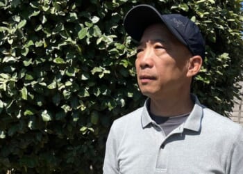 A Hong Kong democracy activist’s long-awaited London reunion may be cut short