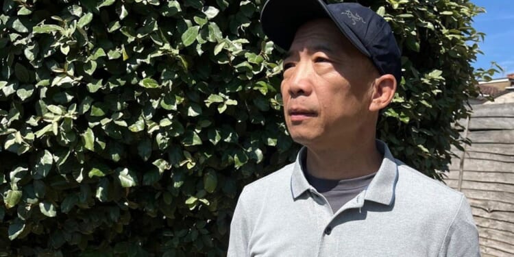 A Hong Kong democracy activist’s long-awaited London reunion may be cut short