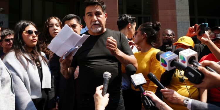 Prosecutors move to drop charge against California labor leader arrested during immigration protest