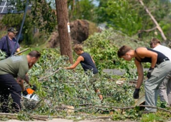Powerful tornado leaves widespread damage in Wisconsin but time of day may have saved lives