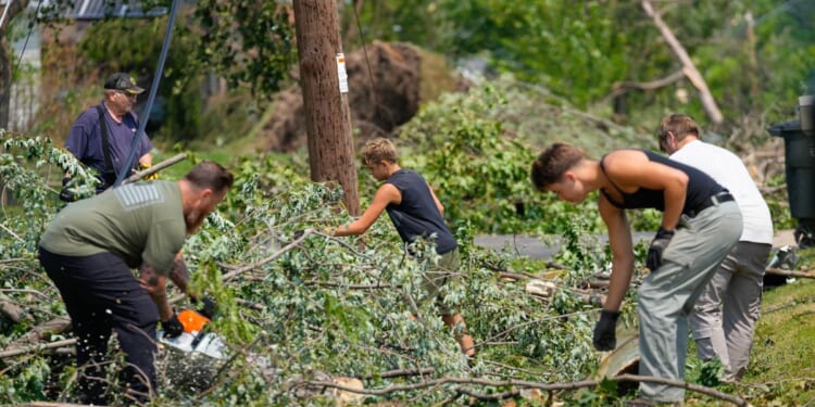 Powerful tornado leaves widespread damage in Wisconsin but time of day may have saved lives