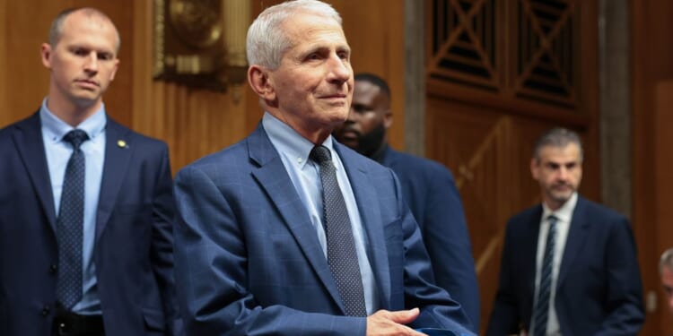 Former NIH Director Anthony Fauci arrives for testimony before the Senate Homeland Security and Governmental Affairs Committee hearing on July 29, 2026, in Washington, D.C.