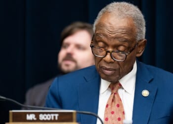 U.S. Rep. David Scott attends a House Financial Services Committee hearing in 2025.