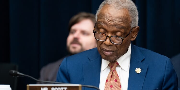 U.S. Rep. David Scott attends a House Financial Services Committee hearing in 2025.