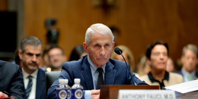Former NIH Director Anthony Fauci listens during a hearing with the Senate Homeland Security and Governmental Affairs Committee on July 29, 2026, in Washington, D.C.