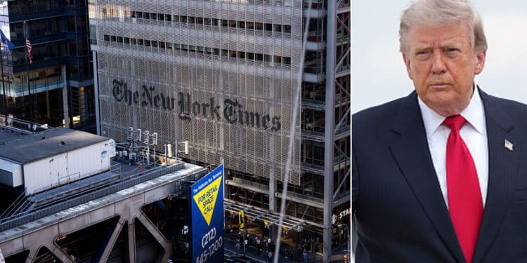 President Donald Trump expressed pleasure with the judge's ruling in his lawsuit against the New York Times.