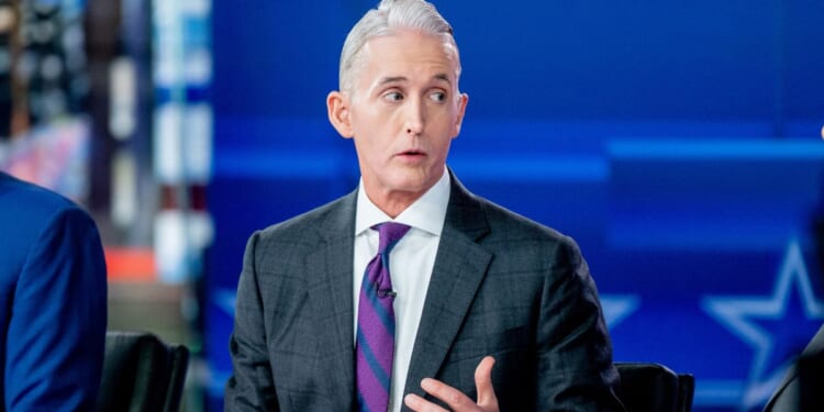 Former U.S.Rep.Trey Gowdy, seen during Fox News Channel’s election night coverage on Nov. 8, 2022, was the front-runner in a poll for a job he says he doesn't want.