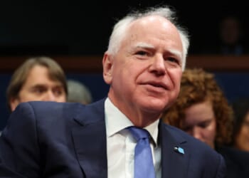 Minnesota Gov. Tim Walz, pictured at a March congressional Oversight and Government Reform Committee hearing.