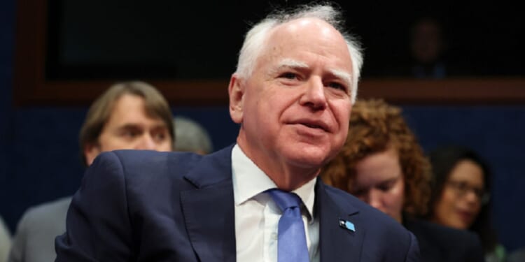 Minnesota Gov. Tim Walz, pictured at a March congressional Oversight and Government Reform Committee hearing.