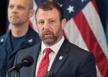 U.S. Homeland Security Secretary Markwayne Mullin speaking