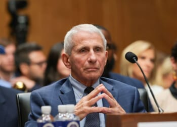 Former NIH Director Anthony Fauci listens during a hearing with the Senate Homeland Security and Governmental Affairs Committee on July 29, 2026, in Washington, D.C.