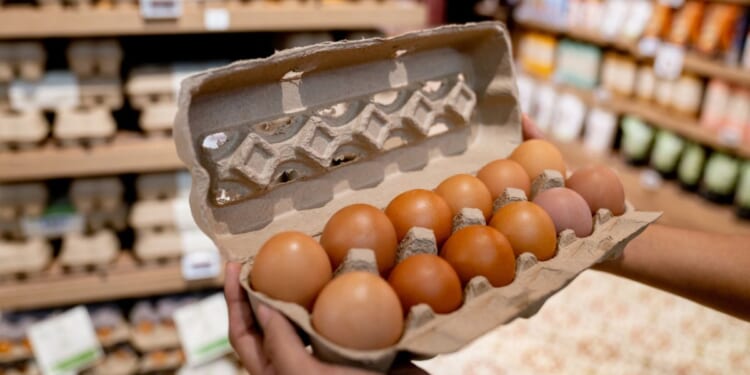 The eggs originated in Texas and were distributed to several southern states.