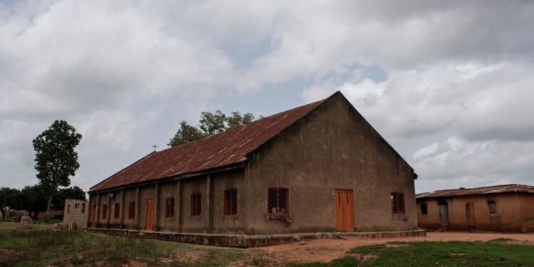 A view of the Roman Catholic church in the Nghar Village, near Jos, Nigeria, is seen on June 27, 2018, after Fulani herdsman attacked the village.