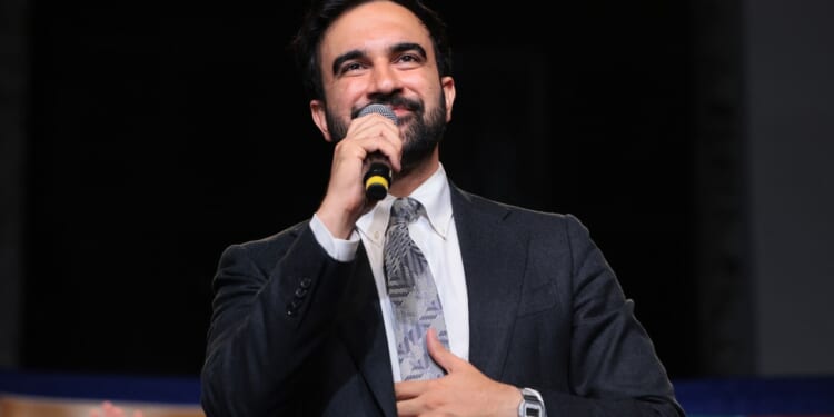 New York City Mayor Zohran Mamdani speaking