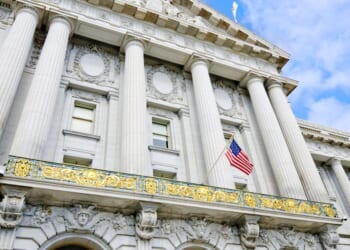 San Francisco City Hall in San Francisco, California.