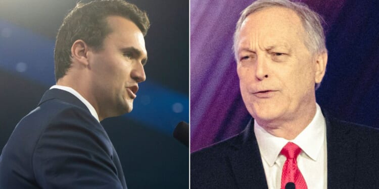 Shortly before his death, conservative Christian influencer Charlie Kirk, left, endorsed Andy Biggs, right, for Arizona governor.
