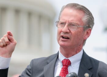 Rep. Tim Burchett speaks during a news conference on "Unidentified Anomalous Phenomena" outside of the U.S. Capitol Building on June 9, 2026, in Washington, D.C.