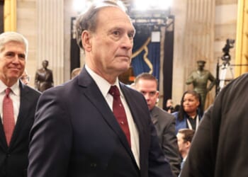 Supreme Court Justice Samuel Alito is pictured at the second inauguration of President Donald J. Trump.