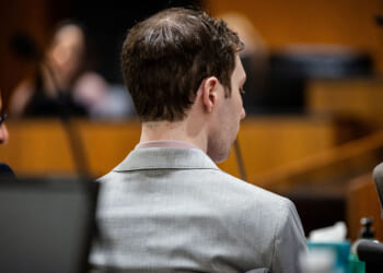 Tyler Robinson, accused in the fatal shooting of Charlie Kirk, listens during a preliminary hearing at the 4th District Court in Provo on Wednesday, July 8, 2026. (Trent Nelson/Pool/REUTERS)
