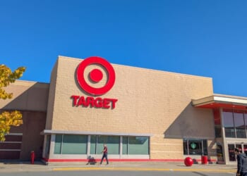 A Target store on a sunny day in Plattsburgh, New York, on Oct. 17, 2024.