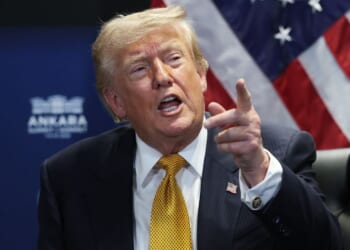 President Donald Trump said American negotiators would determine the next step now that the ceasefire with Iran has ended.