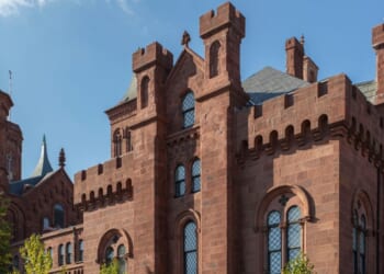 The Smithsonian Castle, one of 11 Smithsonian museums and galleries at the National Mall in Washington, D.C., is seen in a file photo from 2022.