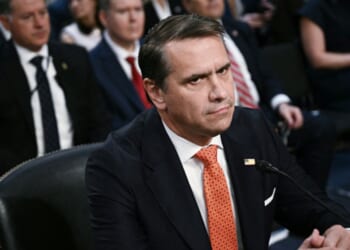 Acting Attorney General Todd Blanche speaks to the Senate Judiciary Committee in Washington, D.C. on July 15, 2026.