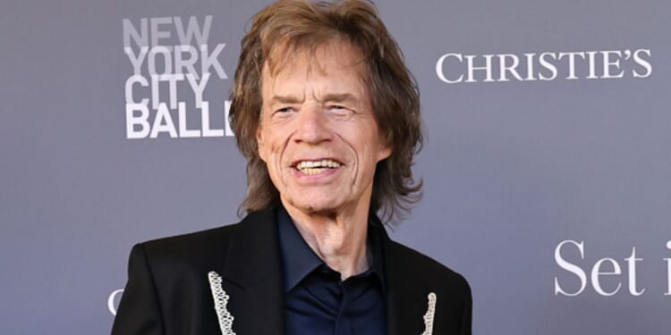 Mick Jagger is pictured at a red carpet on May 7, 2026 for the New York City Ballet Spring Gala.