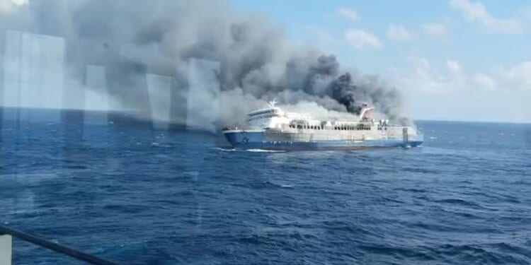 A blaze on an Indonesian passenger ferry leaves at least 5 dead and dozens missing
