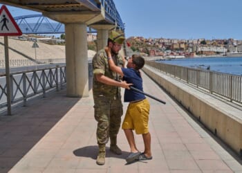 Hundreds of migrant children are stranded in Spain’s Ceuta after mass crossing