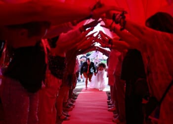 Dozens tie the metaphorical knot at Amsterdam’s ‘Married For A Day’ Pride event