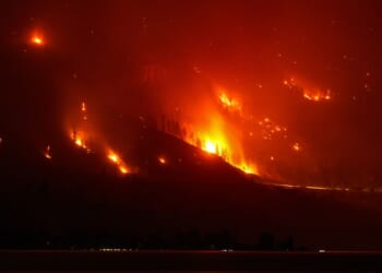 Wildfires burn across western U.S. and Canada as residents are evacuated