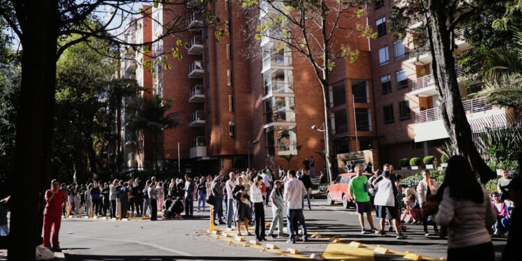 A 7.4-magnitude earthquake shakes Colombia and Ecuador, prompting people to evacuate buildings