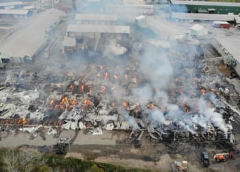 Federal report says firefighting tactics at Maine lumber mill explosion aided the blast