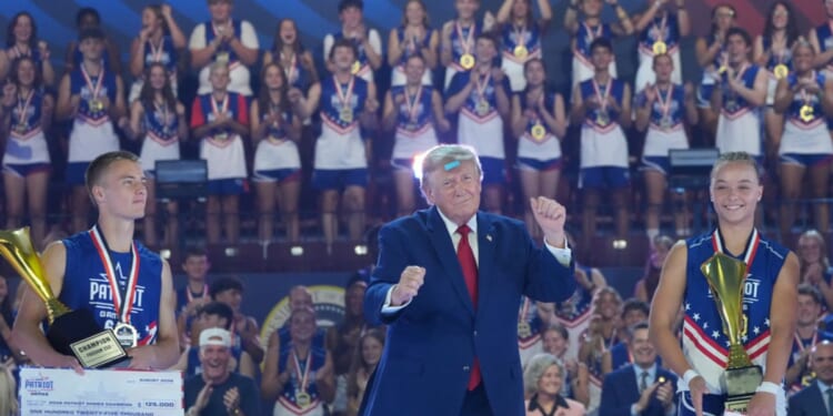 Trump cheers ‘exciting’ Patriot Games finals as Kansas girl and Utah boy win finals