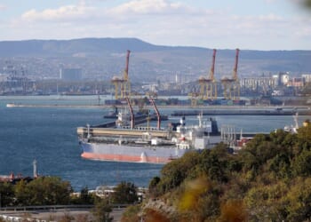 Ukraine launches drone and missile strike on Russian naval base nearly 200 miles from the front line