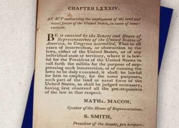 Who decides when America is in a state of insurrection? The Supreme Court settled that question in 1827.