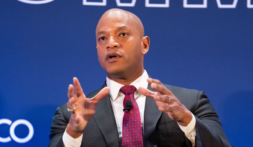 Maryland Gov. Wes Moore speaks at an event at the National Governors Association Winter Meeting, Thursday, Feb. 19, 2026, in Washington. (AP Photo/Allison Robbert) ** FILE **