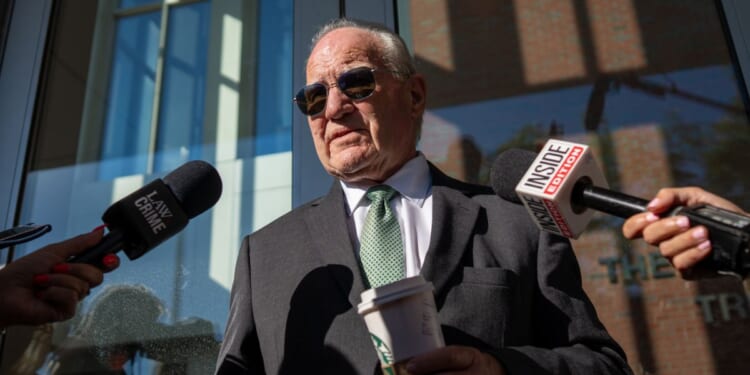 Defense attorney Kevin Reddington, who represents Lindsay Clancy, answers questions from the media Wednesday in Plymouth, Massachusetts.