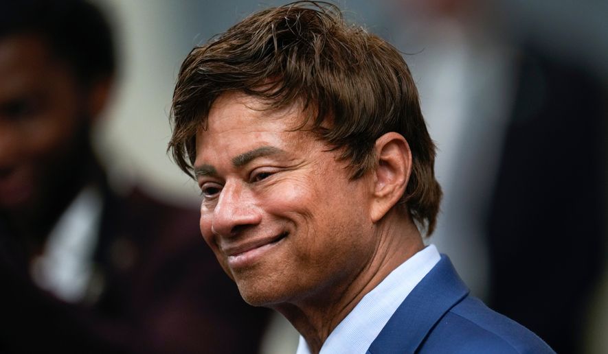 Rep. Shri Thanedar, D-Mich., listens to comments during an event in Detroit on May 19, 2024. (AP Photo/Paul Sancya, File)