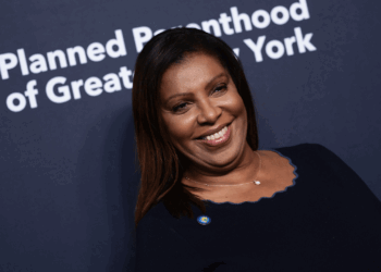 Letitia James, Attorney General of New York, attends Planned Parenthood's New York Spring Benefit Gala at The Glasshouse on March 13, 2023 in New York City. (Photo by Dimitrios Kambouris/Getty Images)
