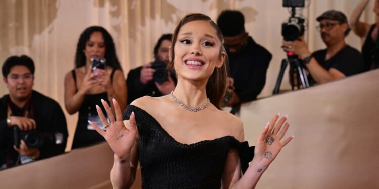 American singer-songwriter Ariana Grande attends the 83rd annual Golden Globe Awards at the Beverly Hilton hotel in Beverly Hills, California, on Jan. 11, 2026.
