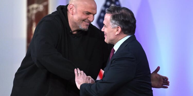 Fetterman denies plans to leave party despite Israel warning
