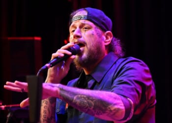 Jelly Roll performs onstage during SiriusXM The Highway's Music Row Happy Hour: CMA Fest Edition at Chief's on Broadway on June 4, 2026, in Nashville, Tennessee.