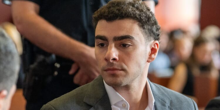 Luigi Mangione attends a pre-trial appearance Tuesday in Manhattan Criminal Court in New York City.